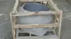 Product image 1 of the product “Basin from Riverstone, Natural surface, polished inside. Length 73 cm, Width 65 cm, Height 45 cm, Depth 32 cm. ”